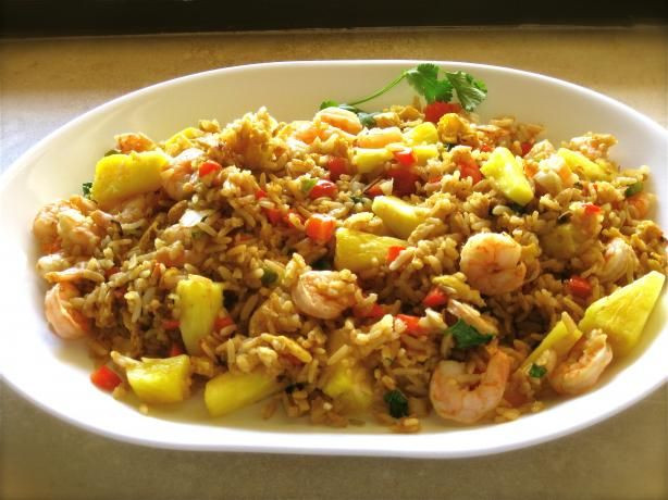 Pineapple Shrimp Fried Rice
 Spicy Shrimp and Pineapple Fried Rice