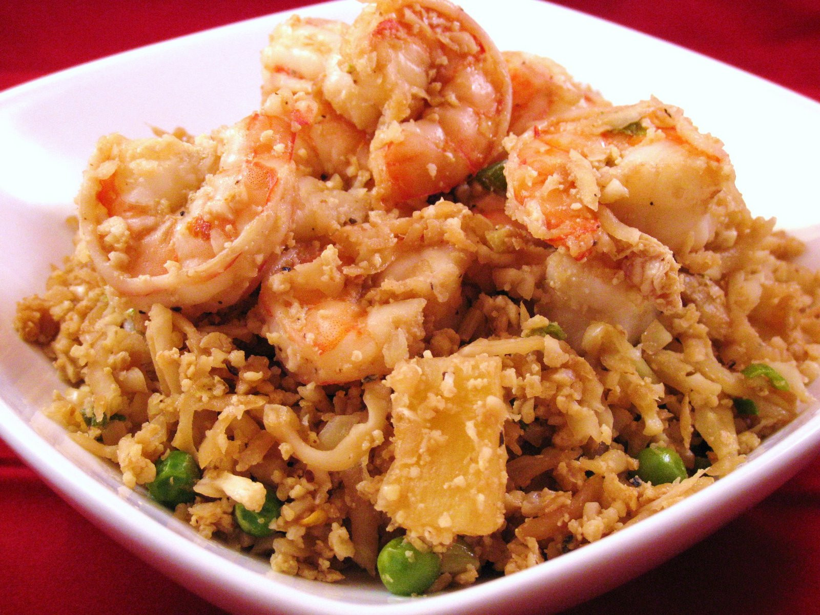 Pineapple Shrimp Fried Rice
 Cara s Cravings Shrimp & Pineapple Fried “Rice”