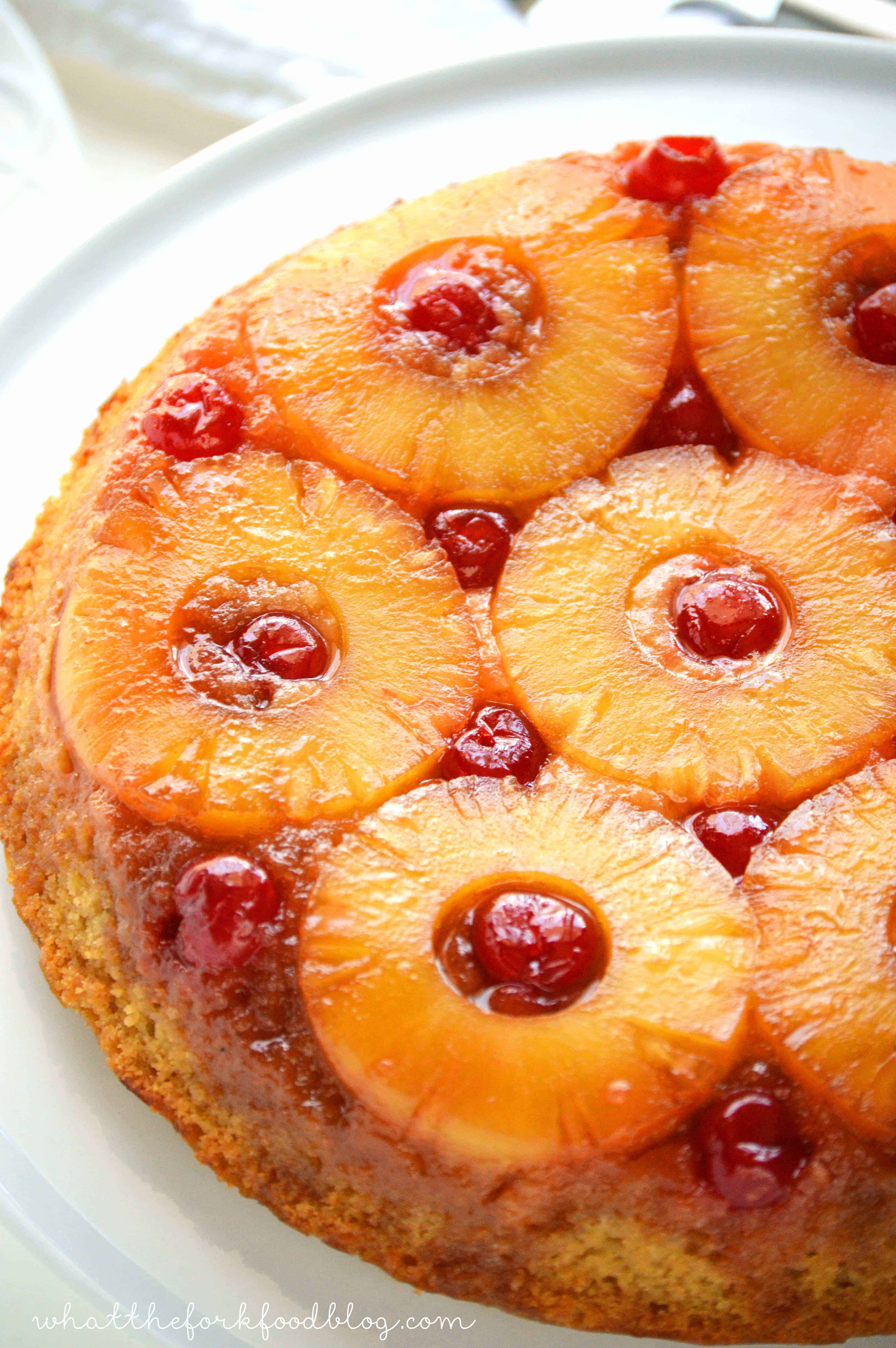 Pineapple Upside Cake
 Gluten Free Pineapple Upside Down Cake What the Fork