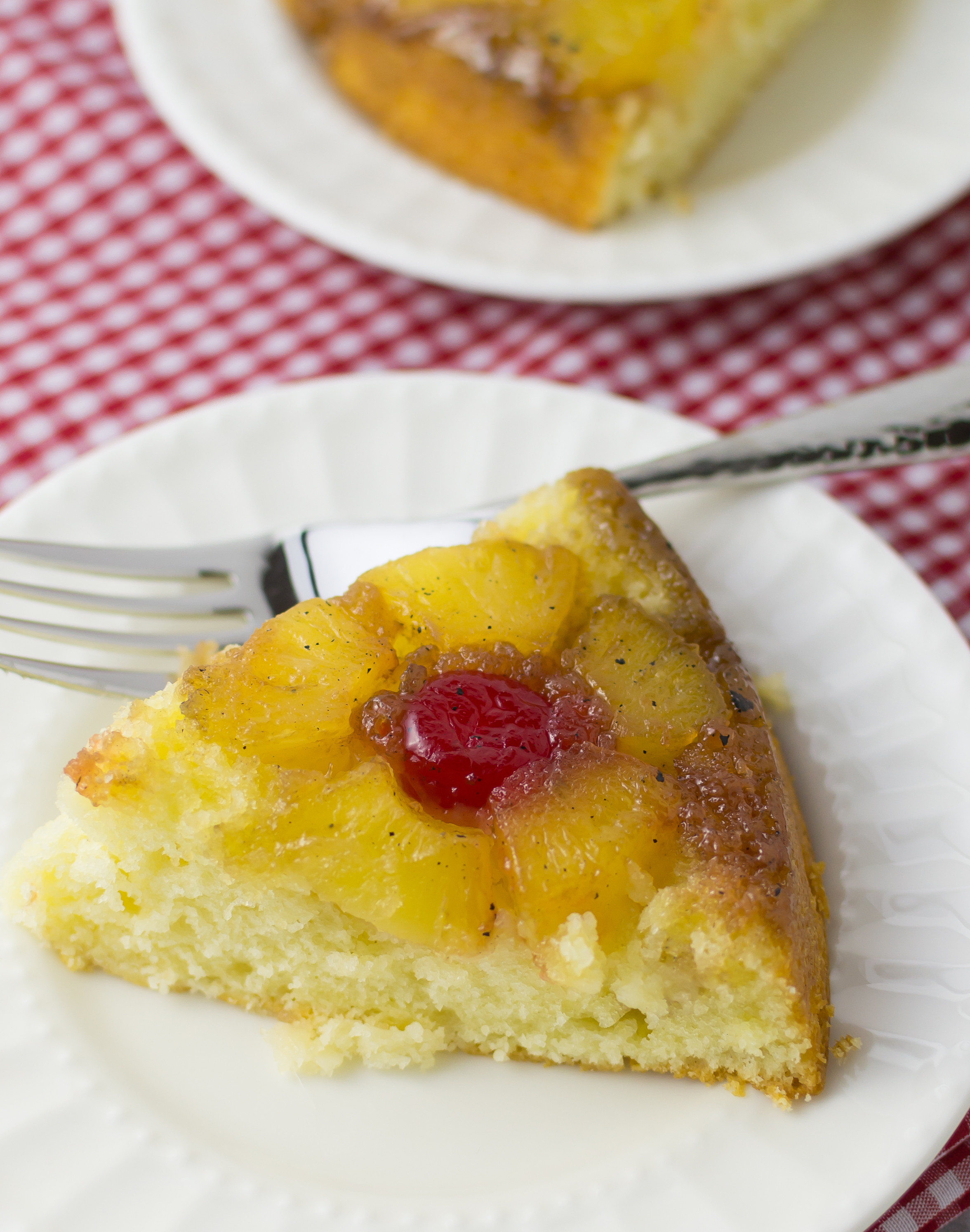 Pineapple Upside Cake
 PINEAPPLE UPSIDE DOWN CAKE