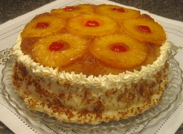 Pineapple Upside Down Cake Recipe
 Double Decker Pineapple Upside Down Cake Recipe