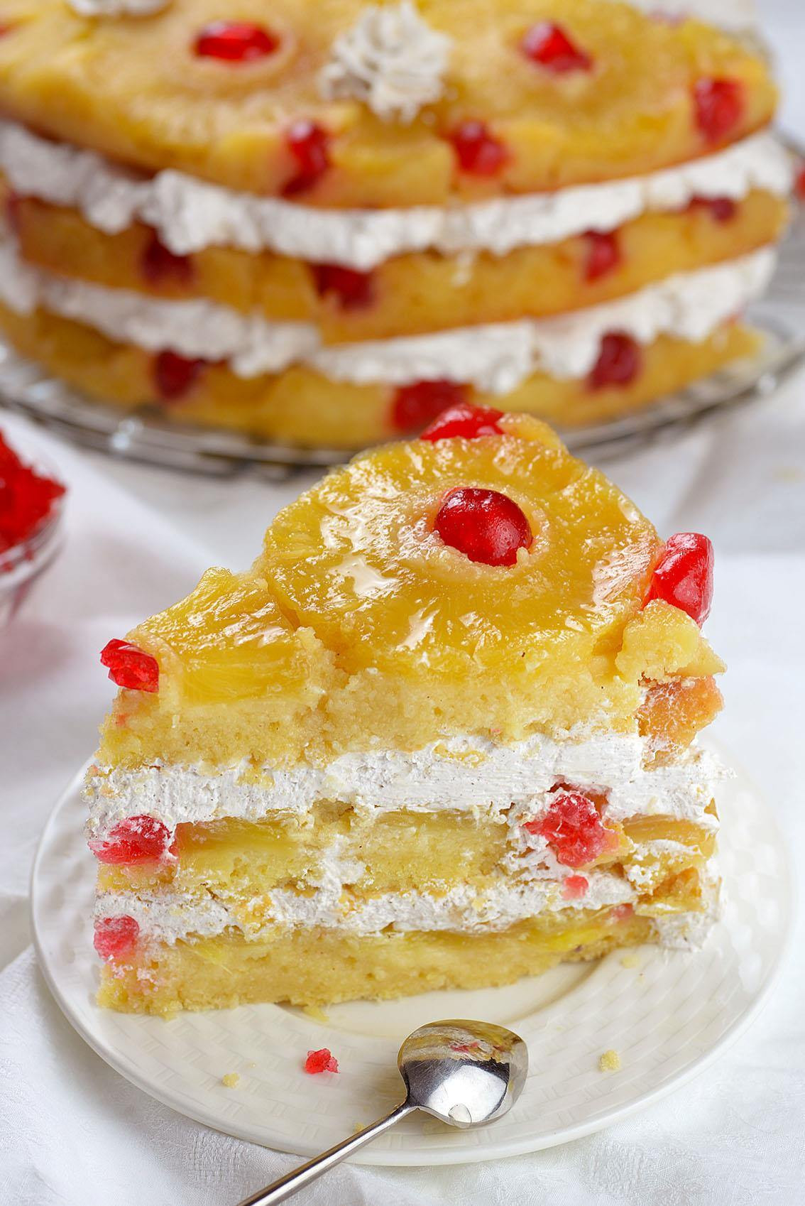 Pineapple Upside Down Cake Recipe
 Pineapple Upside Down Cake