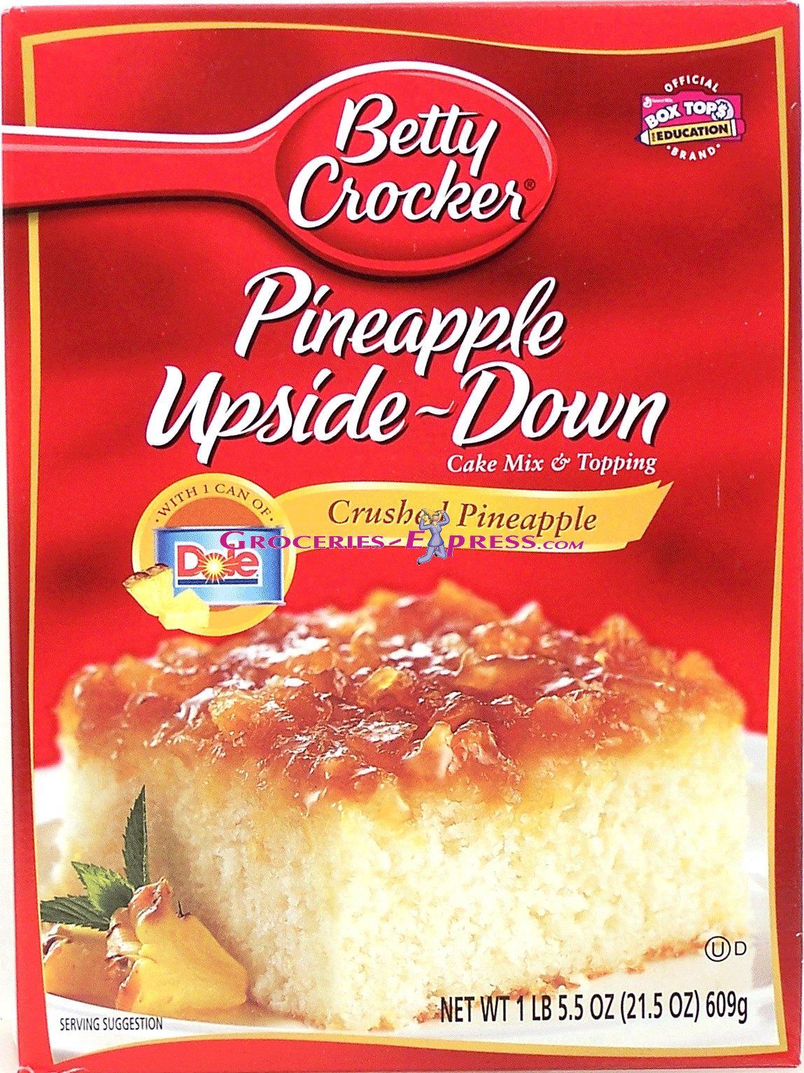Pineapple Upside Down Cake Using Cake Mix
 Groceries Express Product Infomation for Betty Crocker