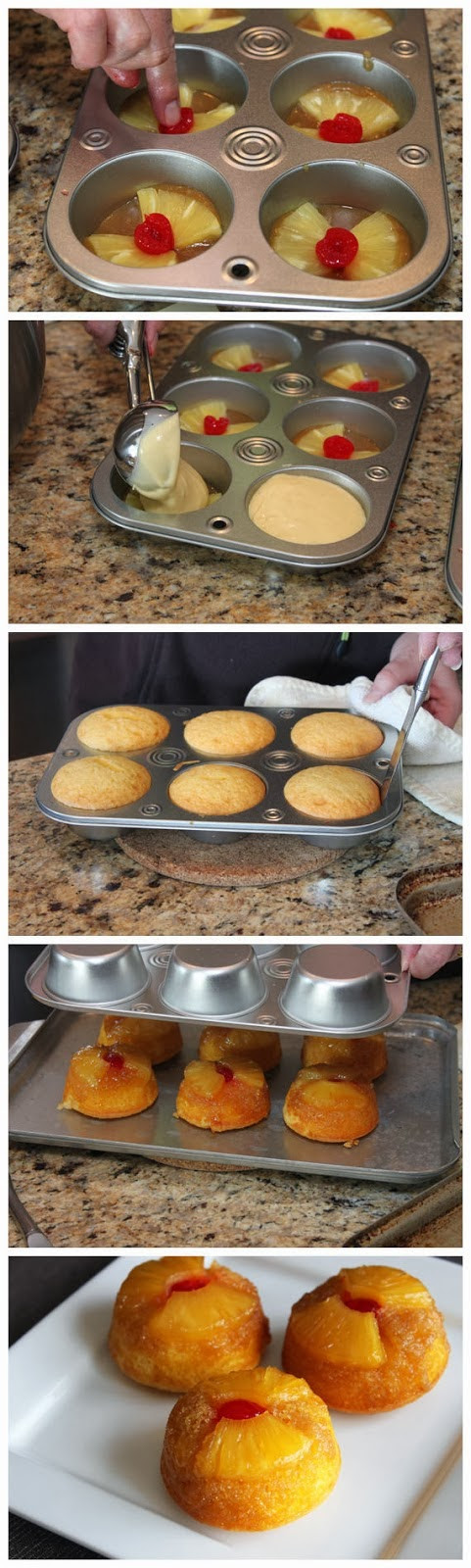 Pineapple Upside Down Cake Using Cake Mix And Crushed Pineapple
 How Ho Pineapple Upside Down Cupcakes
