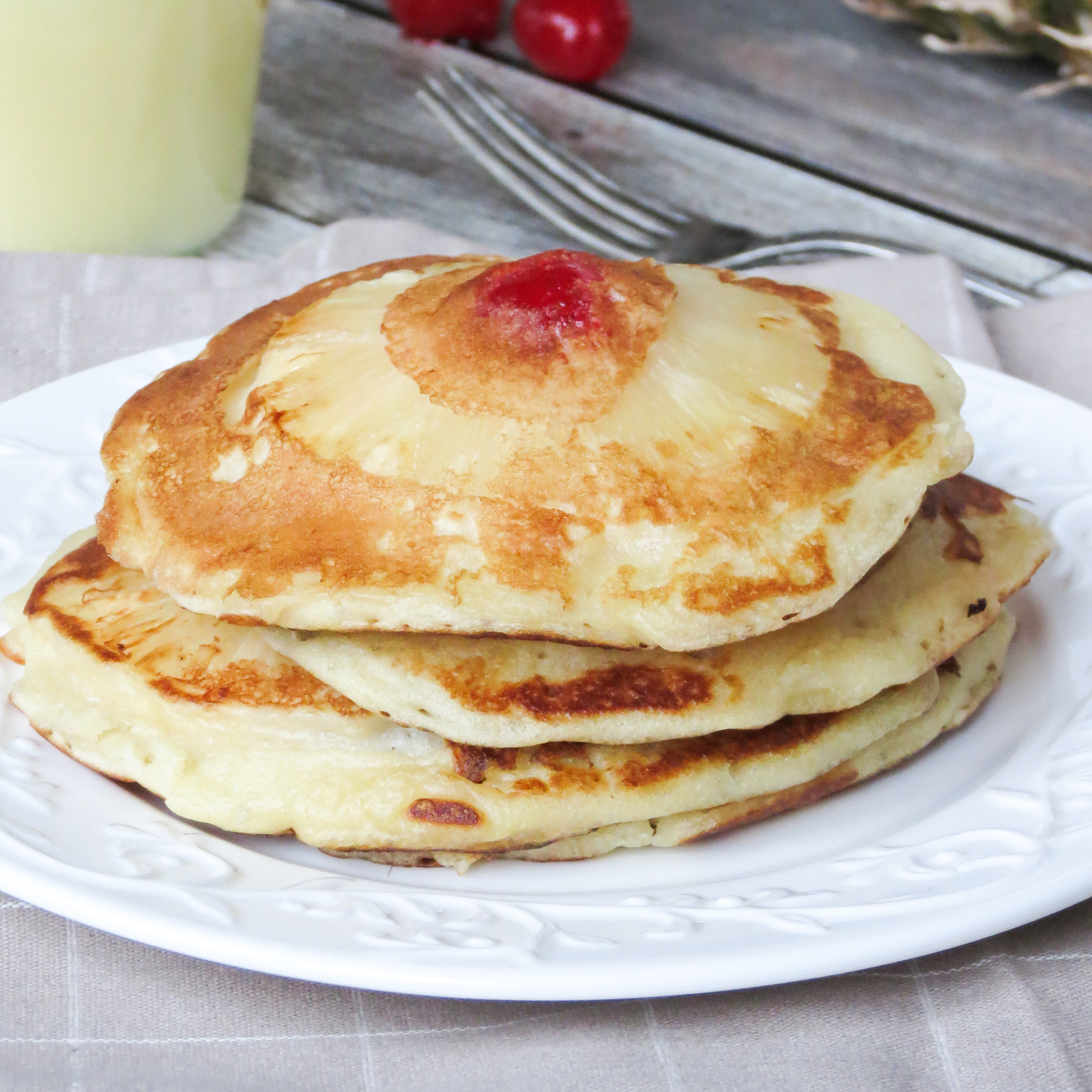 Pineapple Upside Down Pancakes
 Upside Down Pineapple Pancakes Yummy Addiction