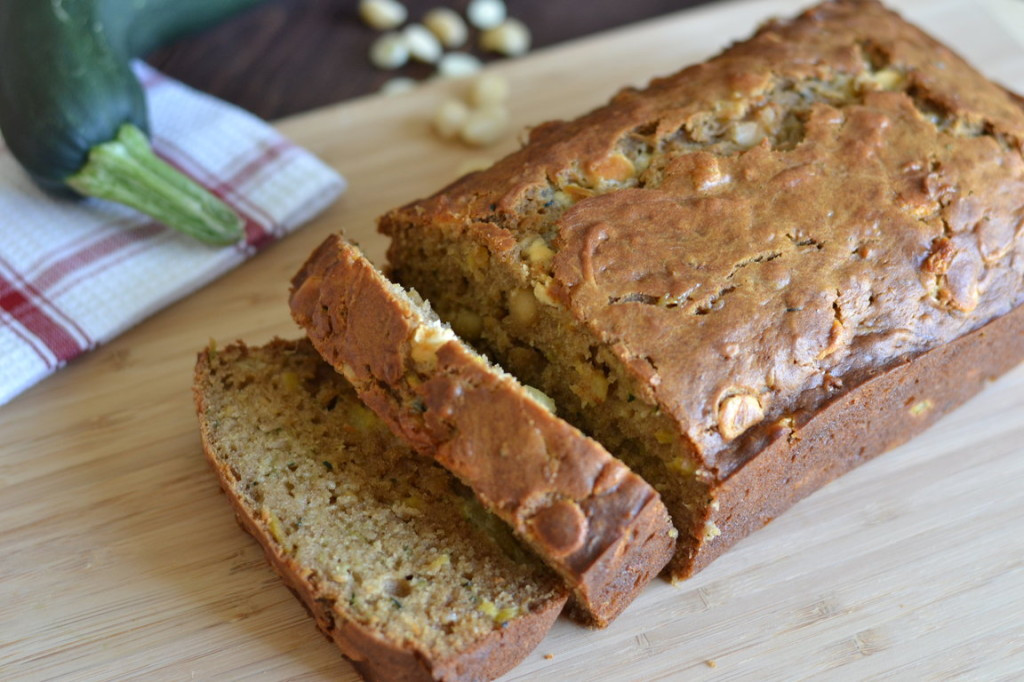 Pineapple Zucchini Bread
 Pineapple Zucchini Bread with White Chocolate Chips