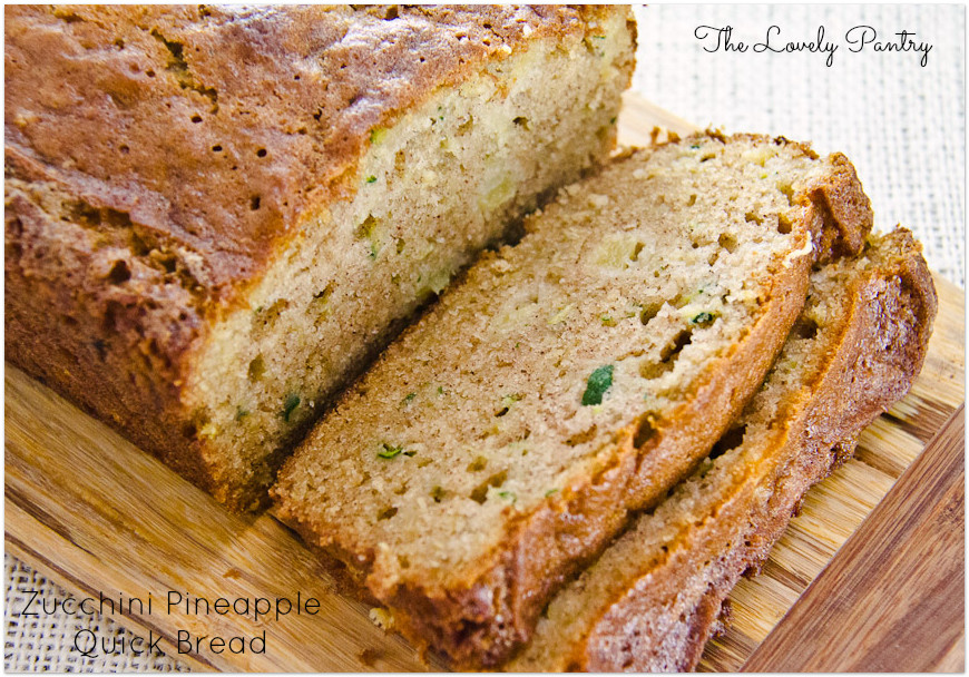 Pineapple Zucchini Bread
 Zucchini Pineapple Quick Bread