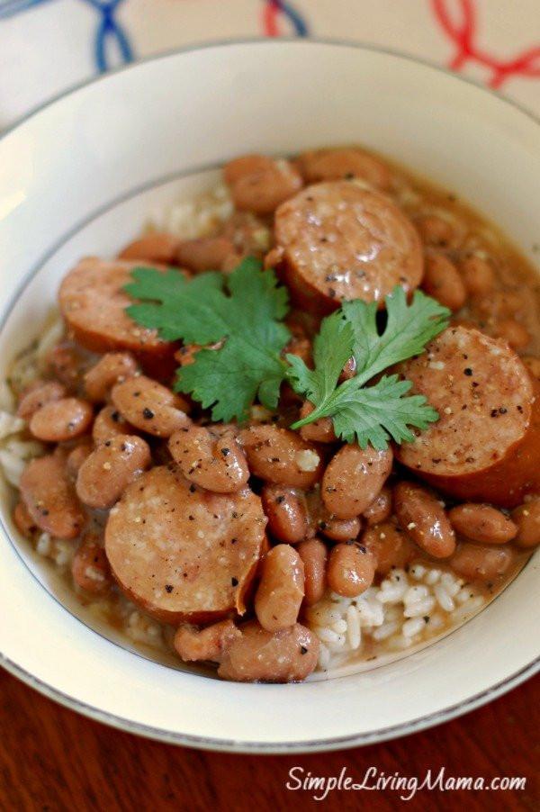 Pinto Beans And Rice
 Pinto beans and rice with cilantro