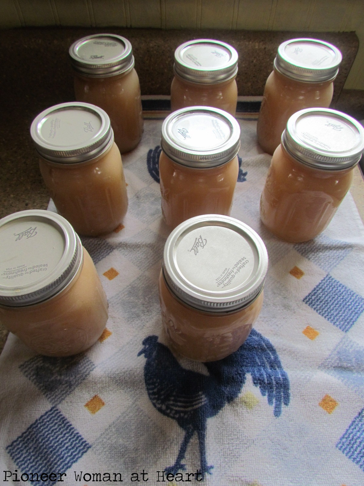 Pioneer Woman Applesauce
 Pioneer Woman at Heart Canning Applesauce Extreme Clean