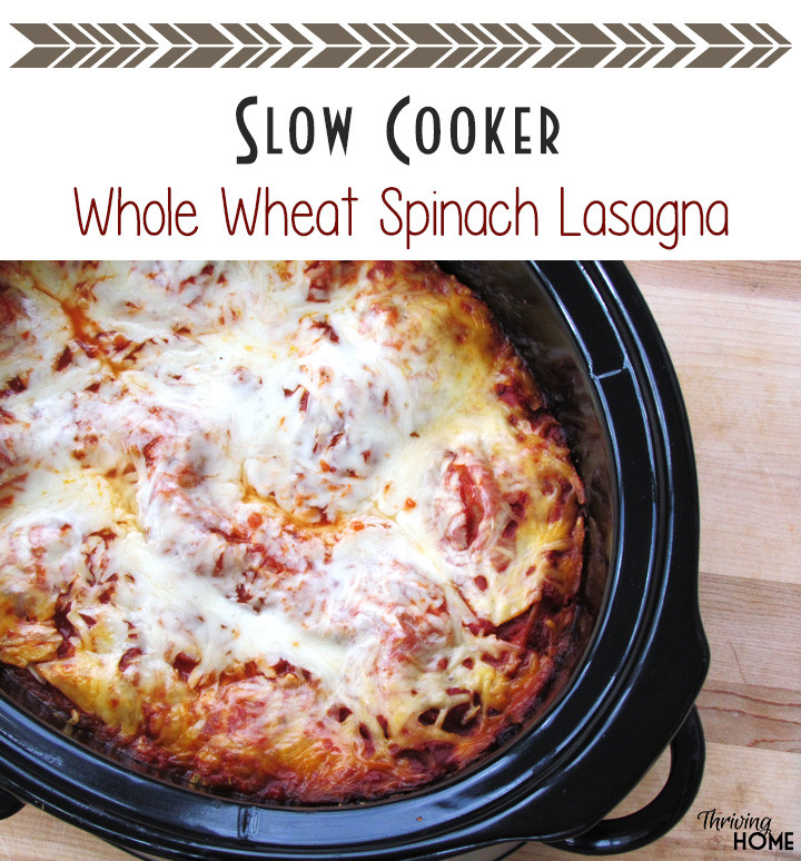 Pioneer Woman Slow Cooker Lasagna
 20 Meals that Feed Groups