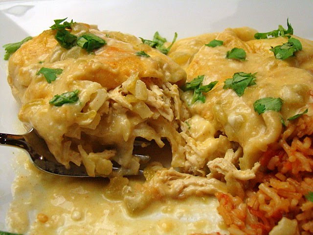 Pioneer Woman White Chicken Enchiladas
 Krista s Kitchen The Pioneer Woman s White Chicken Enchiladas