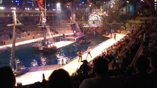 Pirate Dinner Show Myrtle Beach
 view from our seats Picture of Pirates Voyage Myrtle