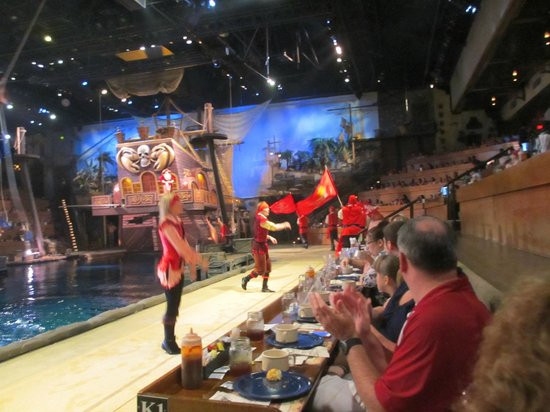 Pirate Dinner Show Myrtle Beach
 The view from box J 1 Picture of Pirates Voyage Myrtle