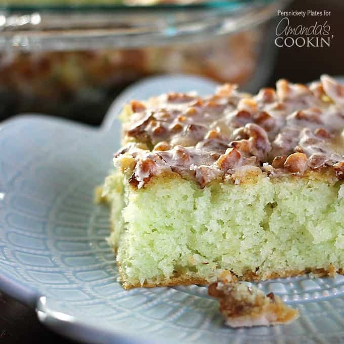 Pistachio Dessert Recipe
 Pistachio Poke Cake pistachio pudding cake mix pecans