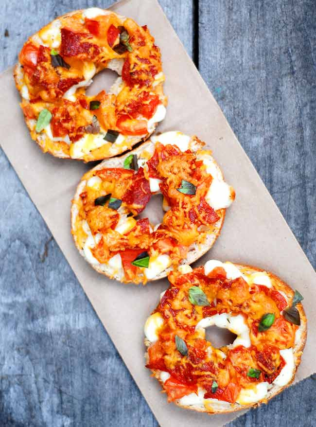 Pizza Bagels Recipe
 pizza bagels recipe