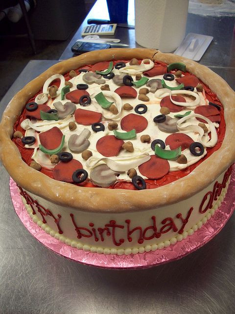 Pizza Birthday Cake
 37 best Chuck E Cheese Party images on Pinterest