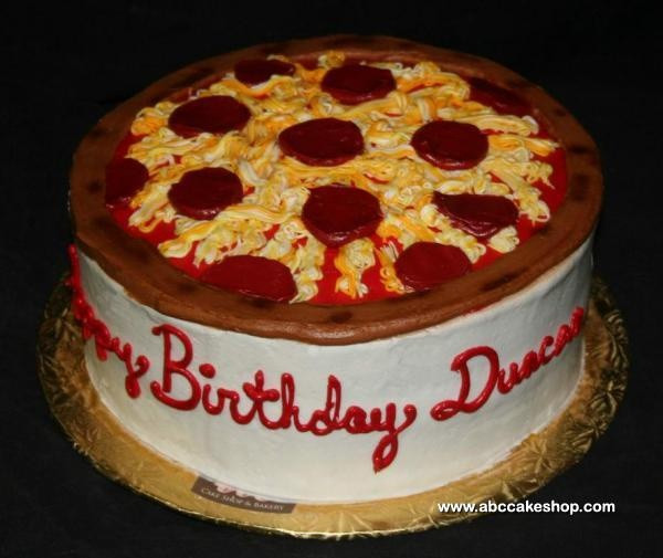 Pizza Birthday Cake
 Pizza Birthday cake Birthday Ideas for C & S