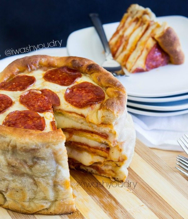 Pizza Cake Recipe
 Stuff I ve Gotta and You ve Gotta See Recipe Girl