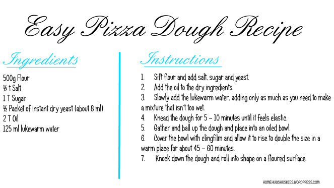 Pizza Dough Recipe Easy
 Tasty Tuesday Easy Pizza Dough Recipe