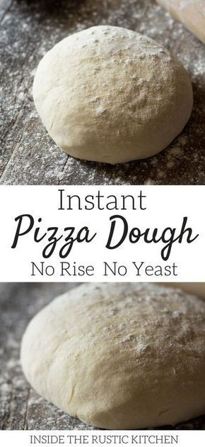 Pizza Dough Recipe With Yeast
 Best 25 No yeast pizza dough ideas on Pinterest