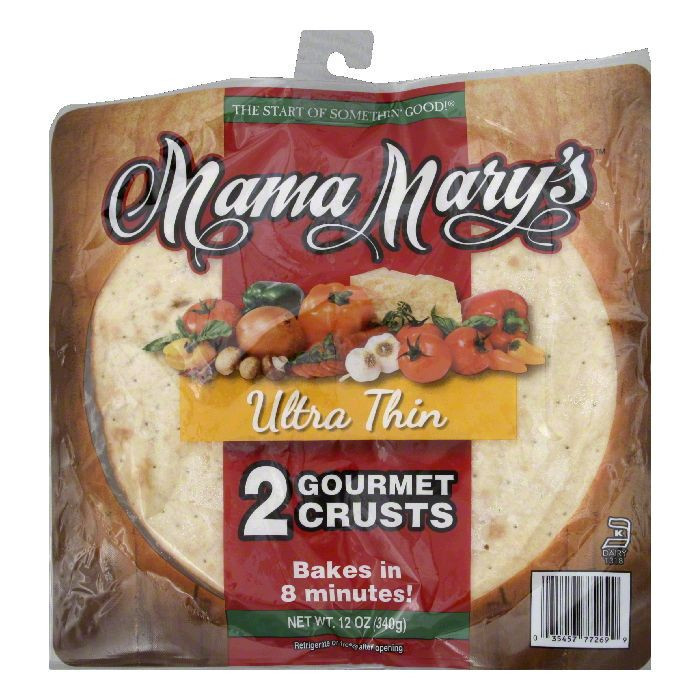 Pizza Dough Walmart
 Mama Mary s Gourmet Pizza Crusts 24 Oz Walmart