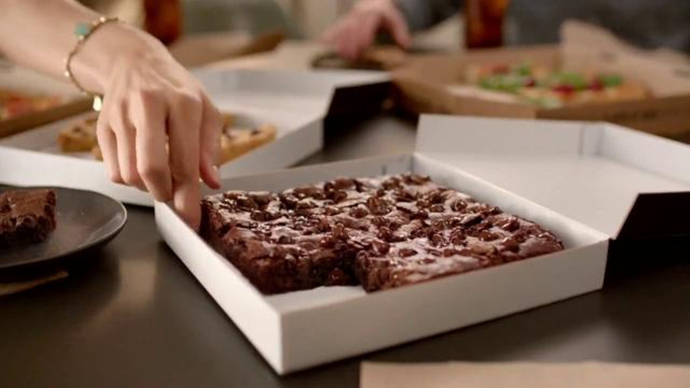 Pizza Hut Brownies
 Pizza Hut Hershey s Triple Chocolate Brownie TV mercial