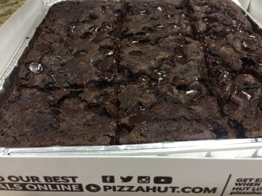 Pizza Hut Brownies
 HERSHEY S Triple Chocolate Brownie $5 99 Yelp