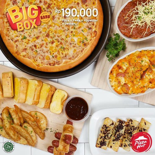 Pizza Hut Dessert Coupon
 Promo Pizza Hut BIG BOX BARU Dua Tingkat LEBIH LENGKAP