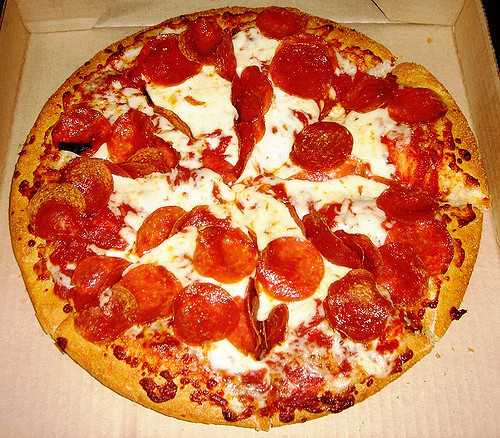 Pizza Hut Pepperoni
 Pizza Hut Hand Tossed Pepperoni Pizza Jimmy Lorenz