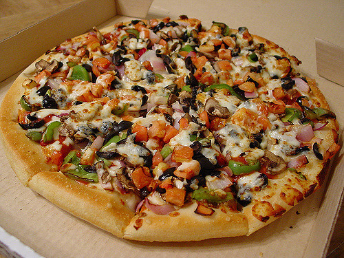 Pizza Hut Veggie Pizza
 Pizza Hut Pan Pizza Veggie Lovers