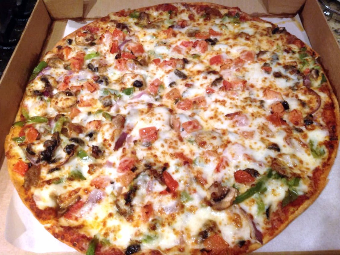 Pizza Hut Veggie Pizza
 Healthiest items to order at fast food chains Business