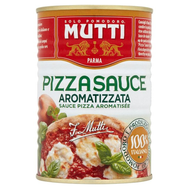 Pizza Sauce Brands
 Mutti Flavoured Pizza Sauce 400g from Ocado