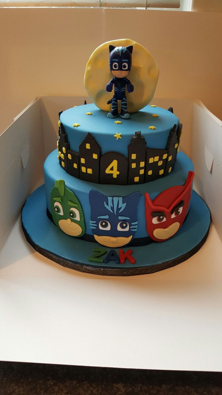 Pj Mask Birthday Cake
 Best 25 Pj masks birthday cake ideas on Pinterest