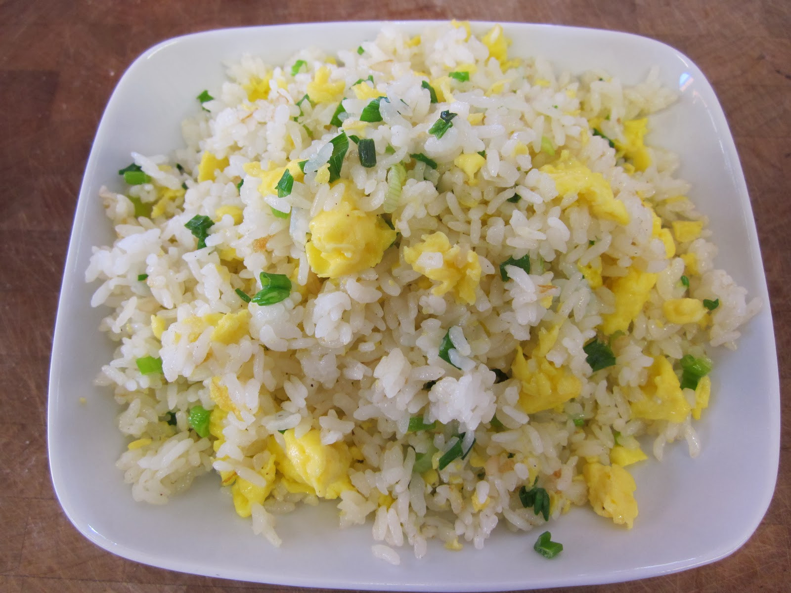 Plain Fried Rice
 Burst Simple Fried Rice