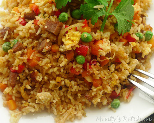 Plain Fried Rice
 Minty s Kitchen Simple Fried Rice