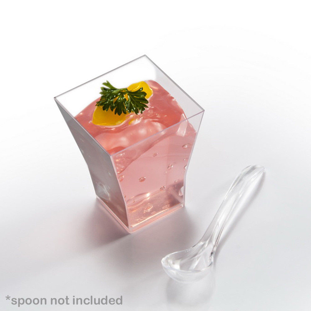 Plastic Dessert Cups
 20 ALTA DISPOSABLE DESSERT CUPS PLASTIC SHOT GLASS FOR