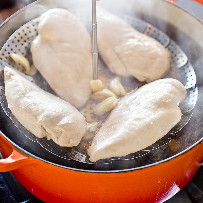 Poached Chicken Breasts
 Perfect Poached Chicken Breasts