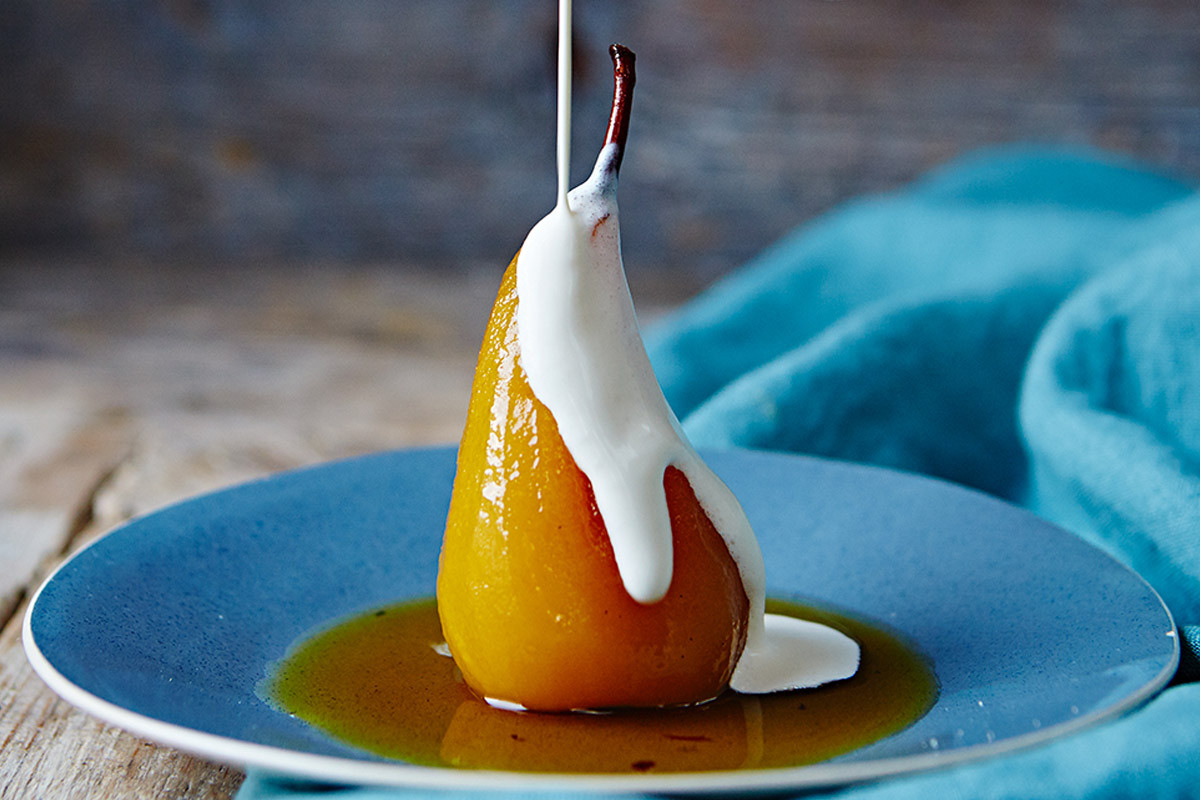 Poached Pears Desserts
 How to make poached pears Jamie Oliver