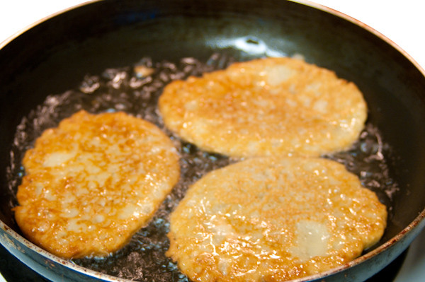 Polish Potato Pancakes
 Potato Pancakes Polish Recipes served on Polish Pottery