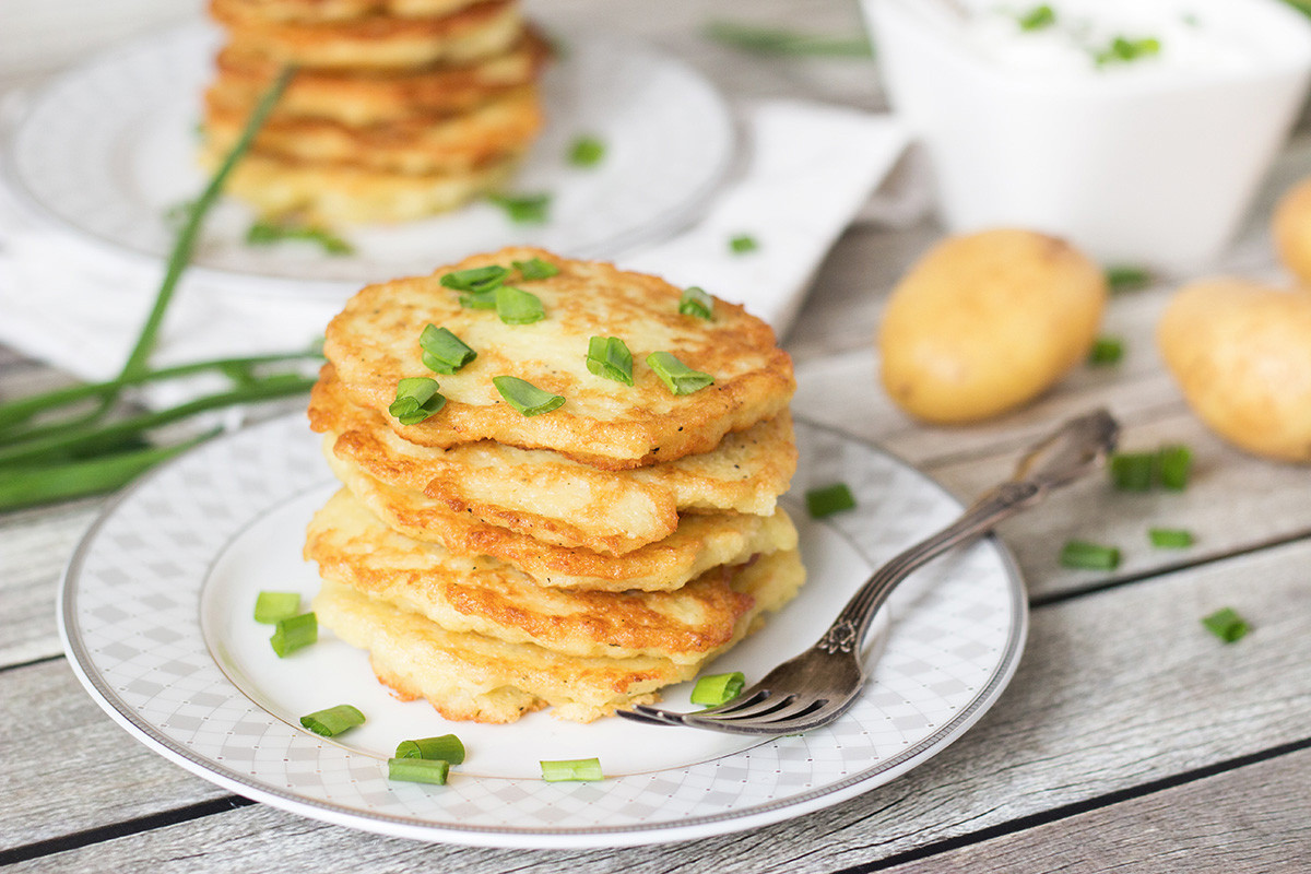 Polish Potato Pancakes
 potato pancakes