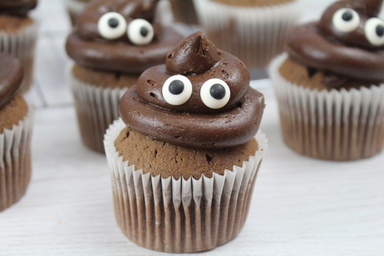 Poop Emoji Cupcakes
 Poop Emoji Cupcakes CookingWithLewis
