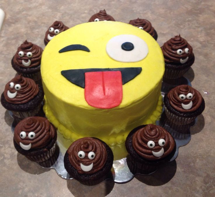 Poop Emoji Cupcakes
 17 Best images about ♨ Cakes Cakes & More Cakes ♨ on