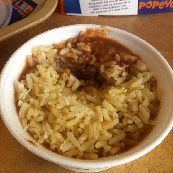 Popeyes Red Beans And Rice
 Popeyes Chicken Menu Hyattsville MD Foodspotting