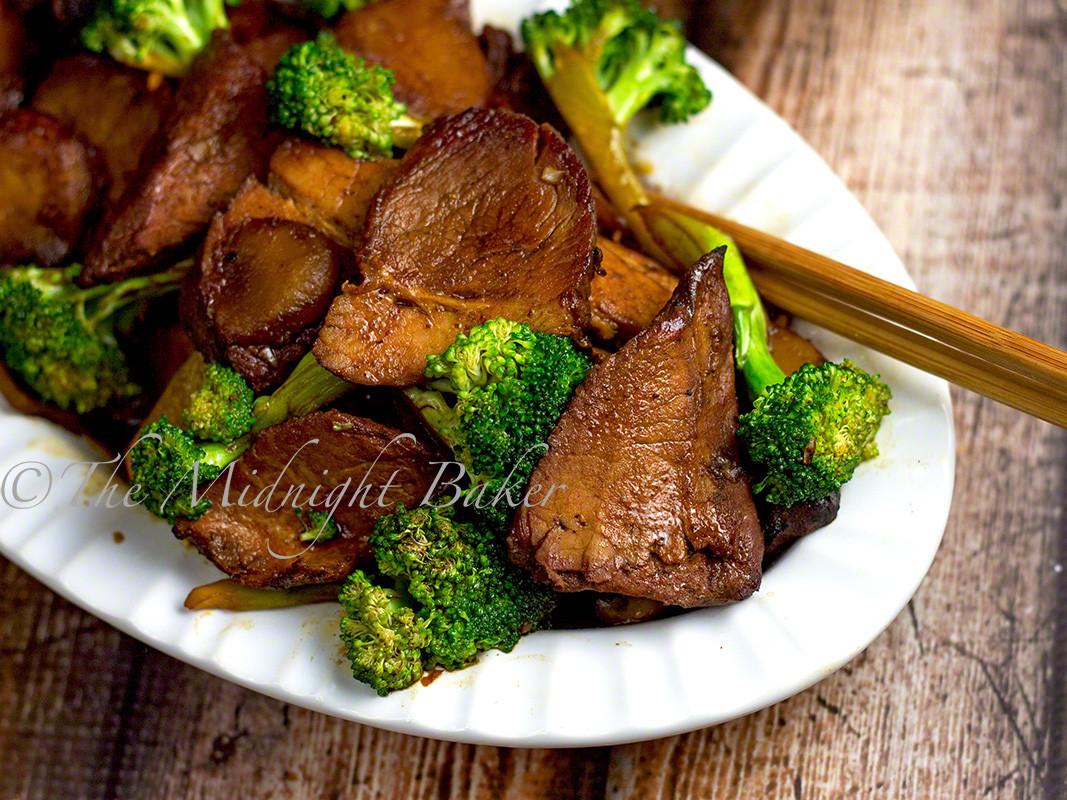 Pork And Broccoli
 Chinese BBQ Pork with Broccoli The Midnight Baker