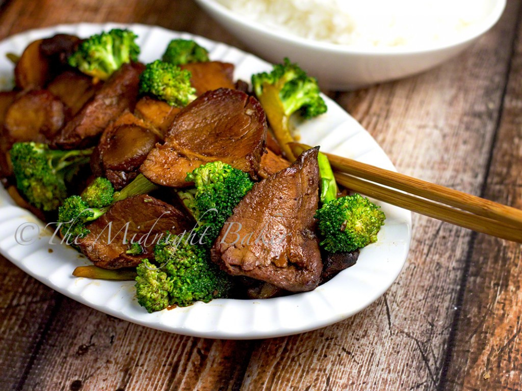 Pork And Broccoli
 Chinese BBQ Pork with Broccoli The Midnight Baker