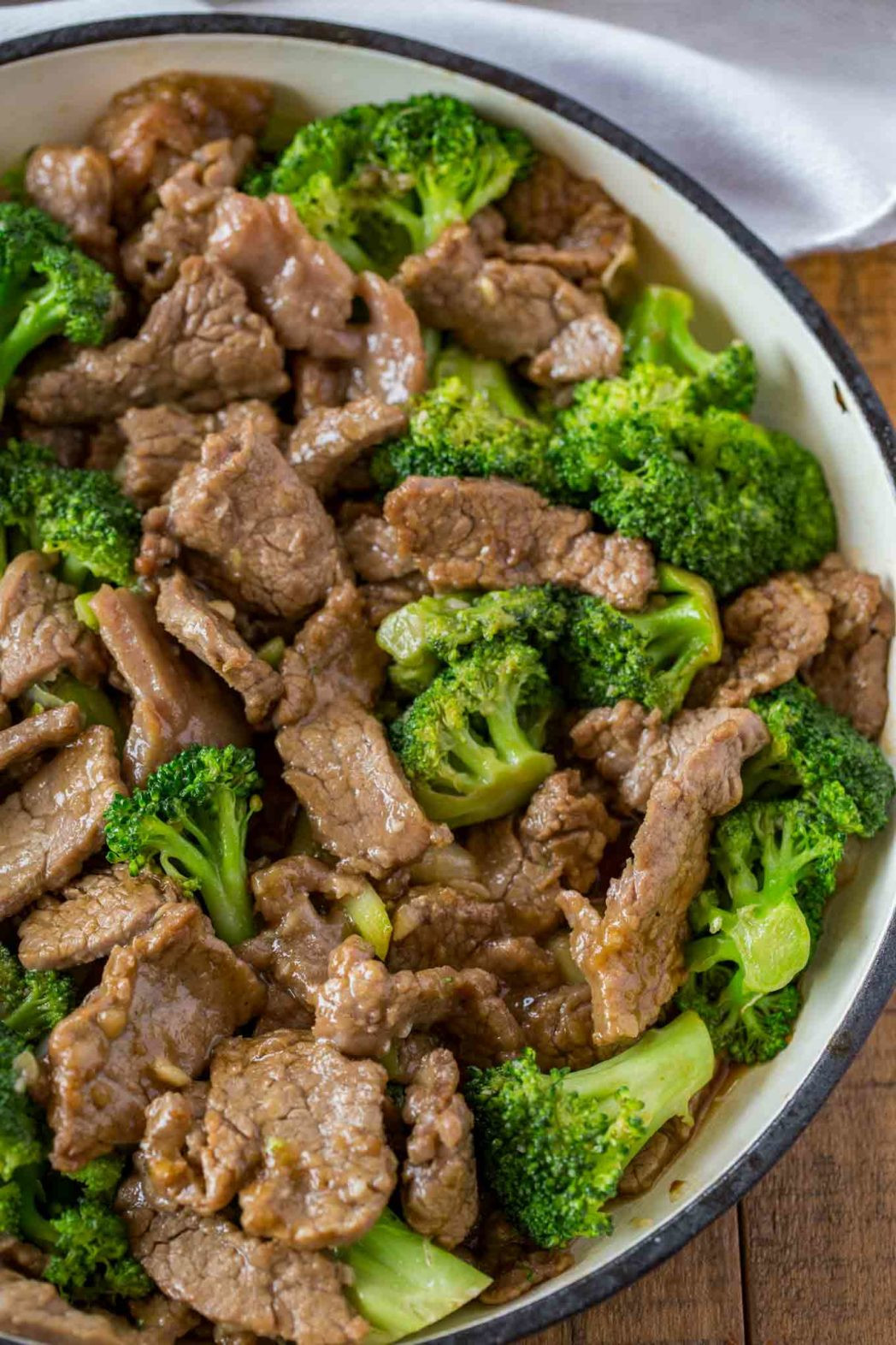 Pork And Broccoli
 Beef and Broccoli Dinner then Dessert