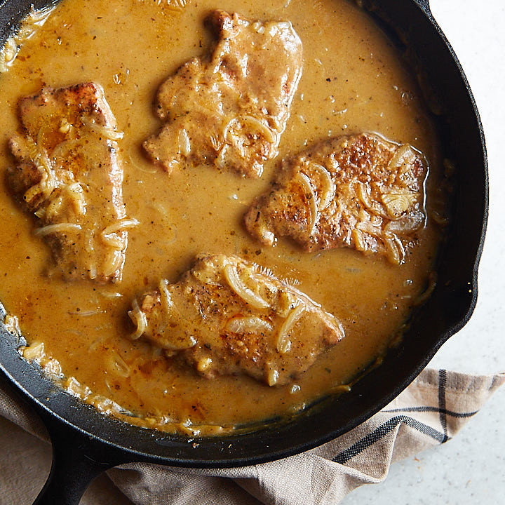 Pork Chop Gravy
 The Best Smothered Pork Chops i FOOD Blogger