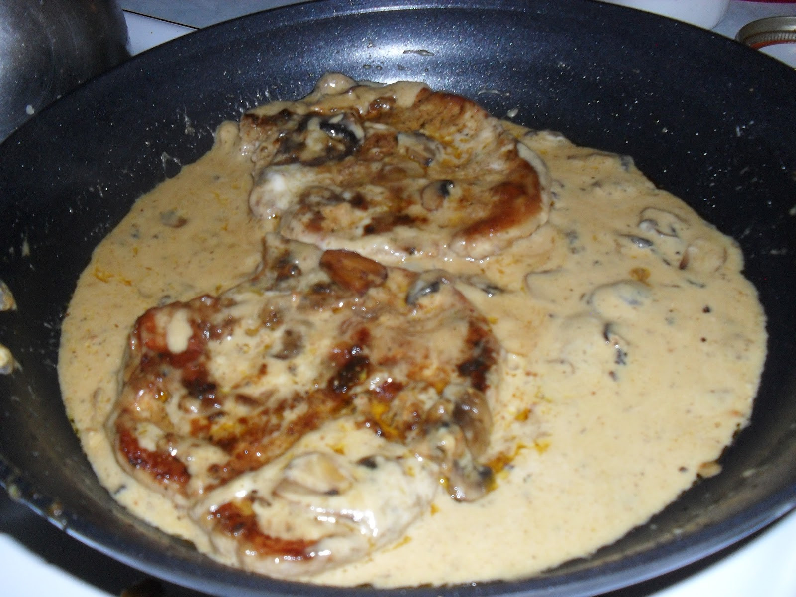 Pork Chop Gravy
 Pork Chops with Mushroom Gravy Low Carb Dairy Free