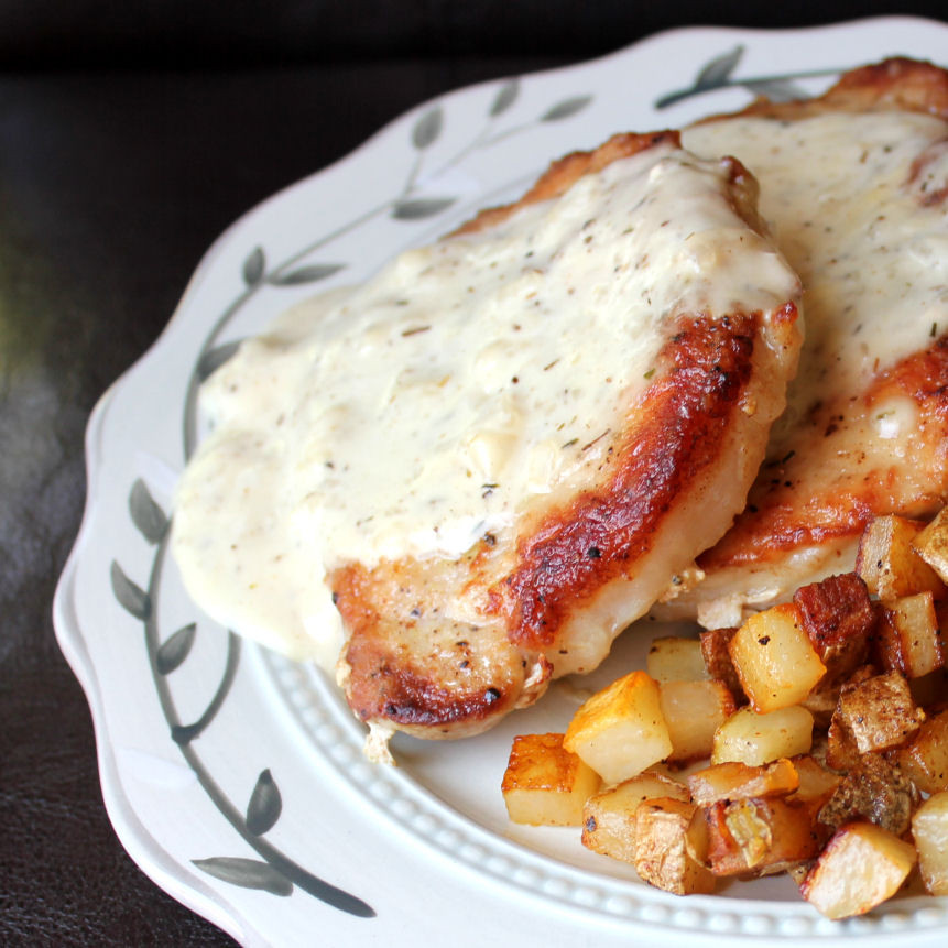 Pork Chop Gravy
 Skillet Pork Chops and Gravy with Fried Potatoes