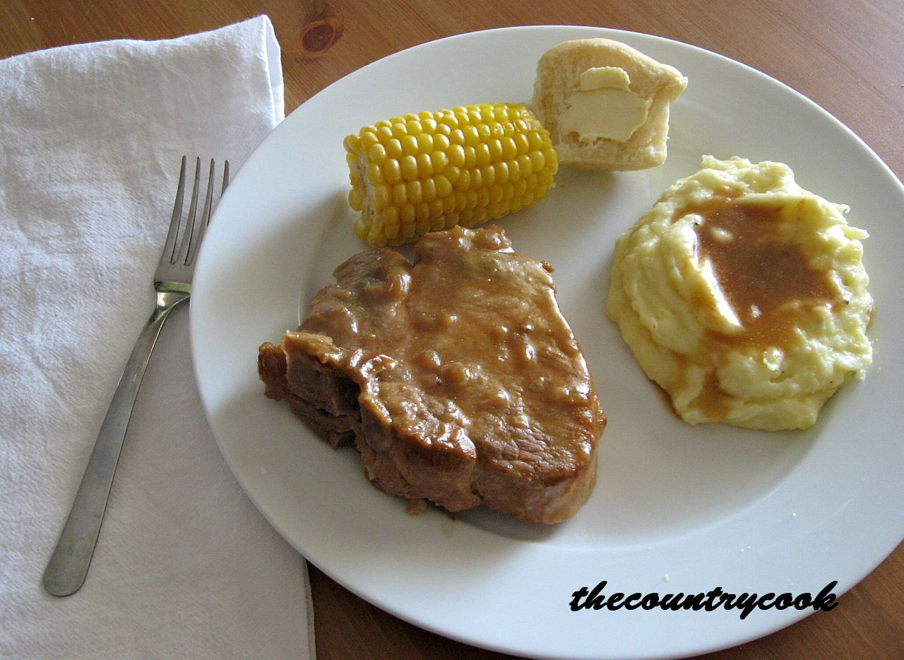 Pork Chop Gravy
 The Country Cook Crock Pot Smothered Pork Chops